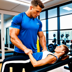 Integrated Training Plan**

A determined athlete, fully clothed in sports attire, engaged in a sport-specific exercise guided by both a coach and a physical trainer. The setting is a modern gym with diverse equipment. Focus on teamwork, perfect anatomy, correct proportions, safe for work, appropriate content, and a family-friendly environment.

**
